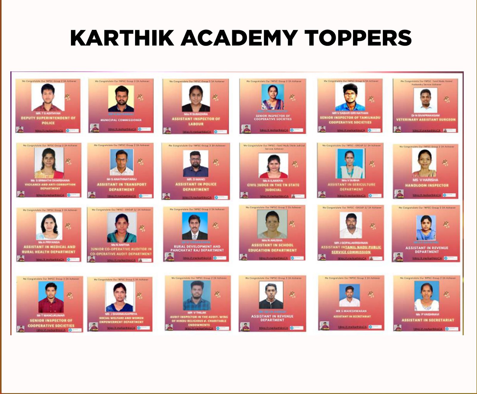 Our Academy Achivers